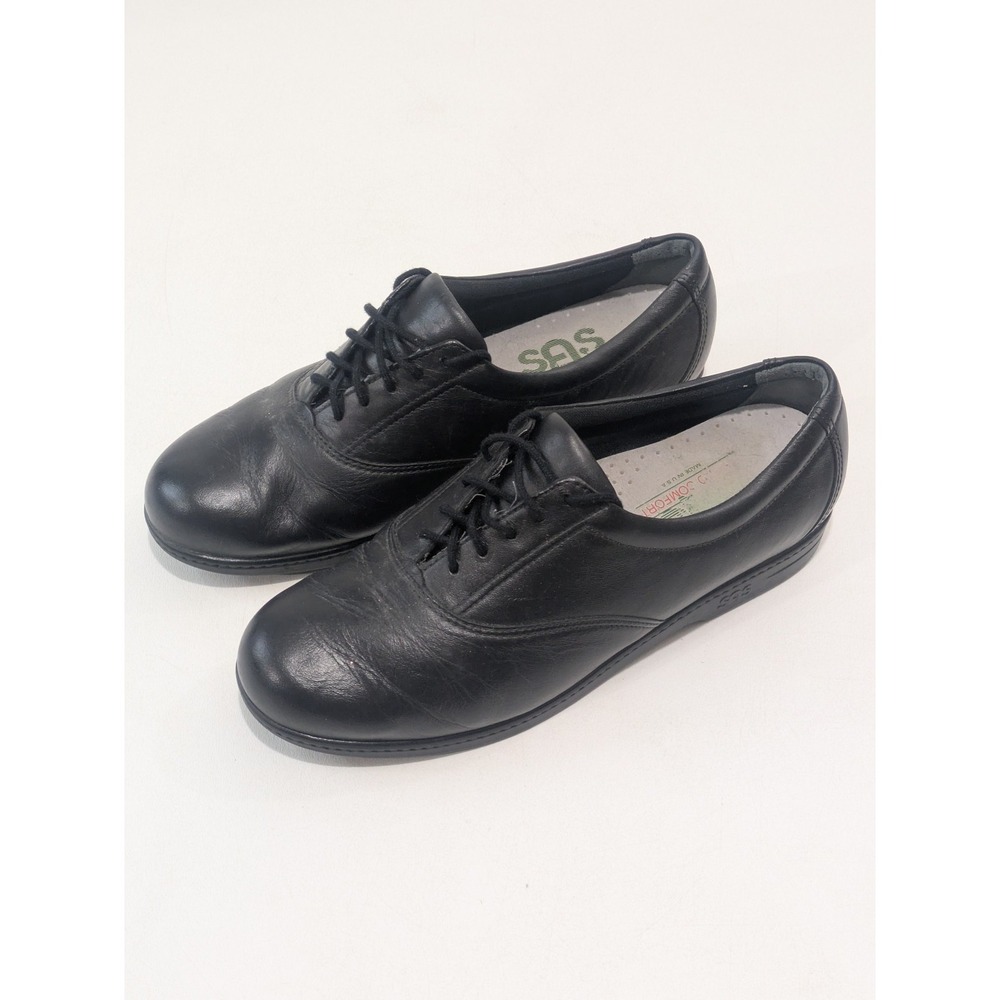 SAS Women's Black‎ Comfort Tripad Tie Shoes, Black, 8.5 M